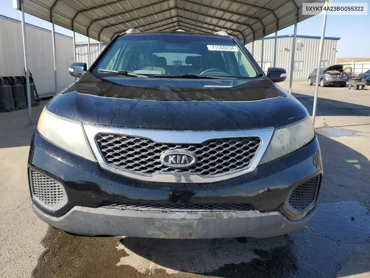 2011 Kia Sorento Base VIN: 5XYKT4A23BG055322 Lot: 71568234