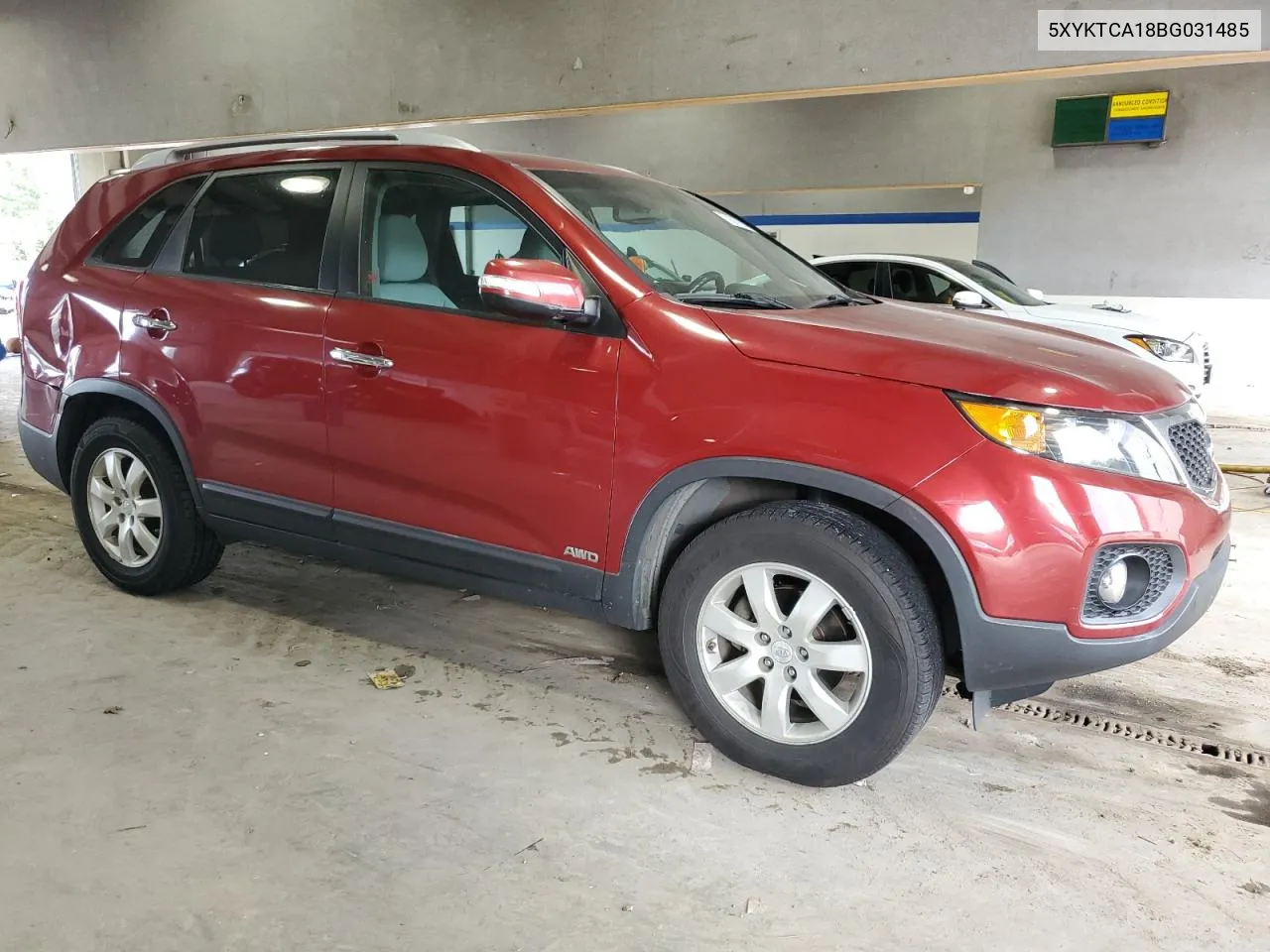 2011 Kia Sorento Base VIN: 5XYKTCA18BG031485 Lot: 71577554