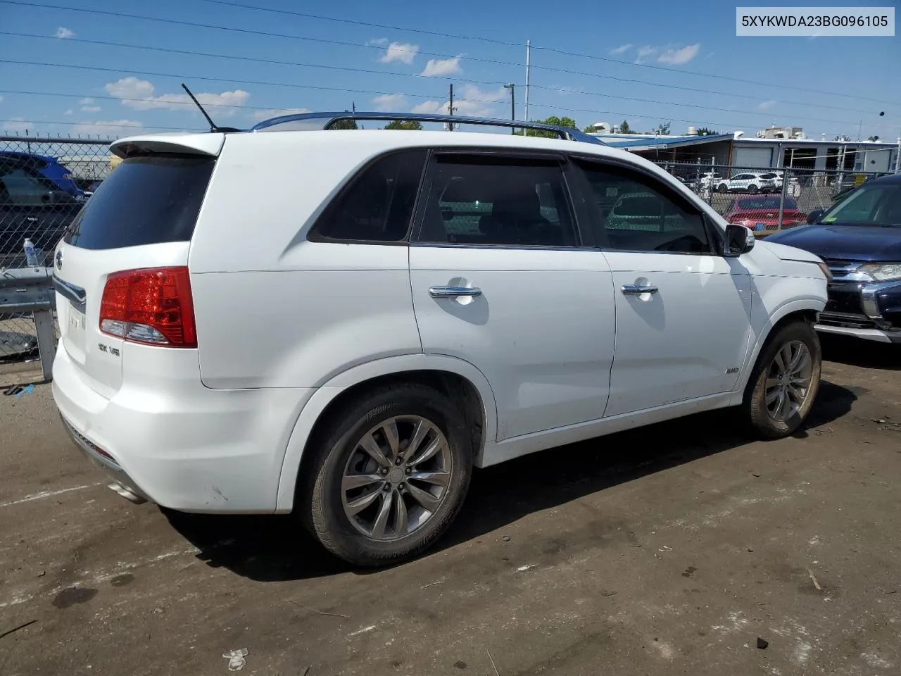 2011 Kia Sorento Sx VIN: 5XYKWDA23BG096105 Lot: 71613524