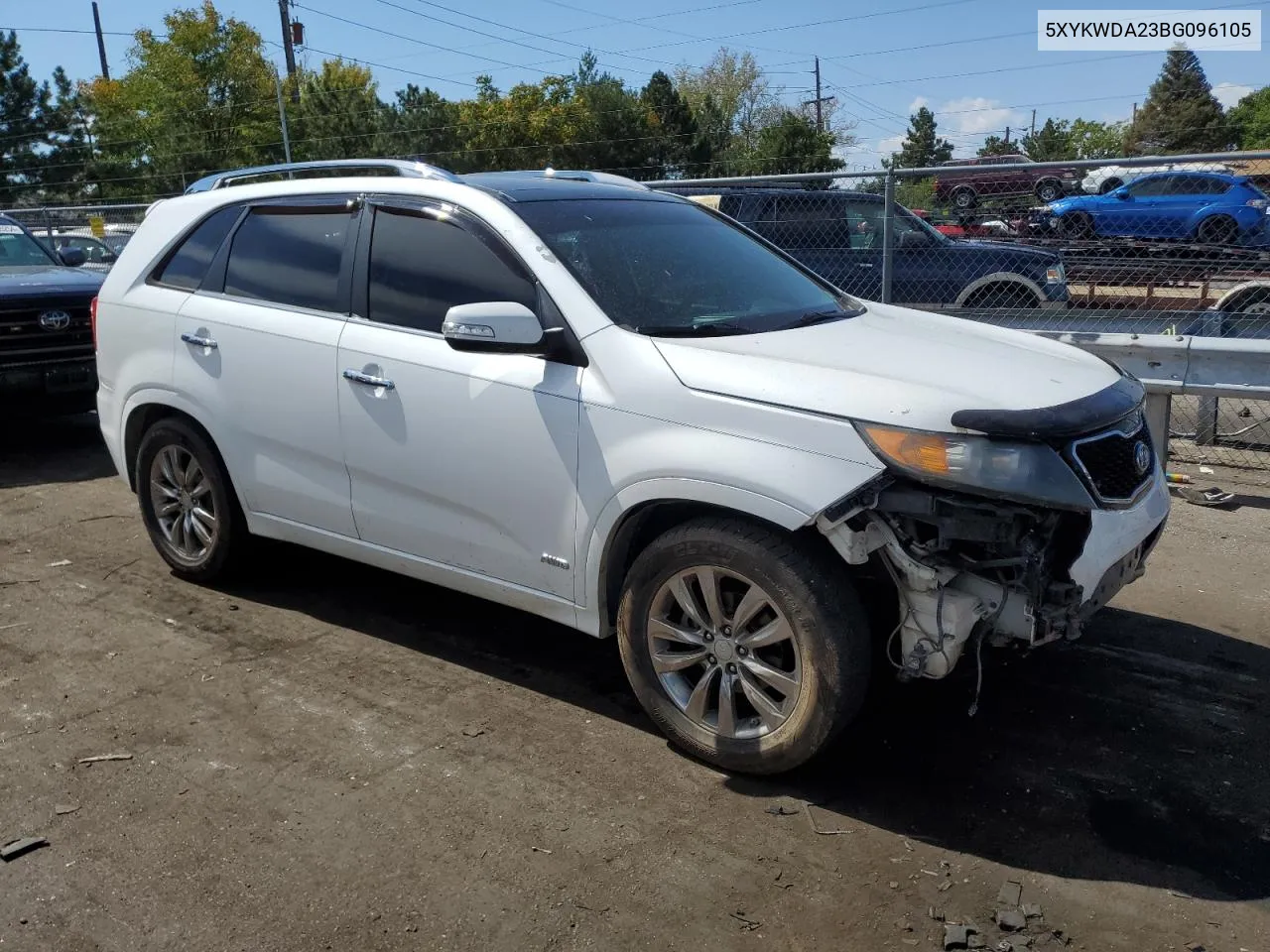 2011 Kia Sorento Sx VIN: 5XYKWDA23BG096105 Lot: 71613524