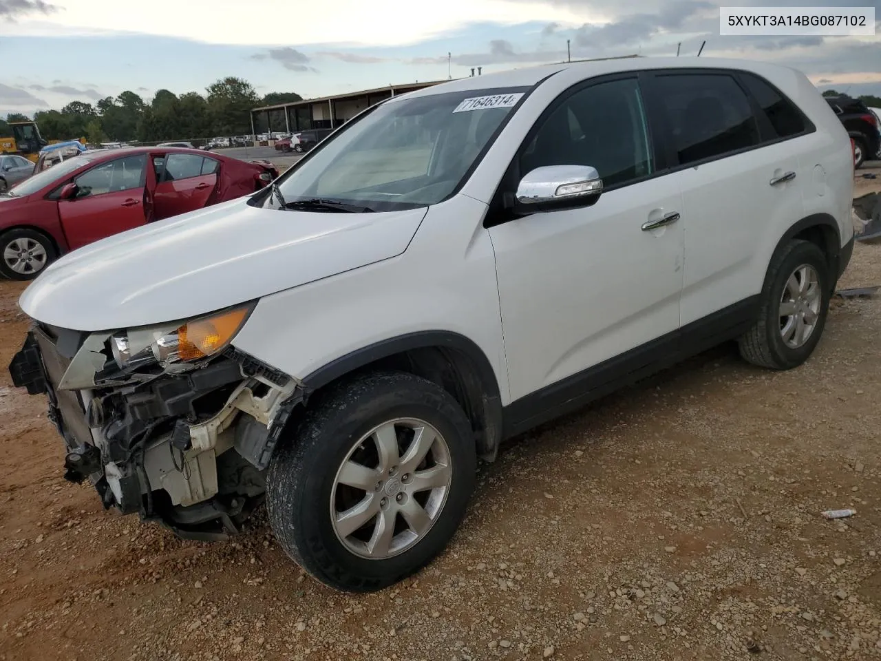 2011 Kia Sorento Base VIN: 5XYKT3A14BG087102 Lot: 71646314