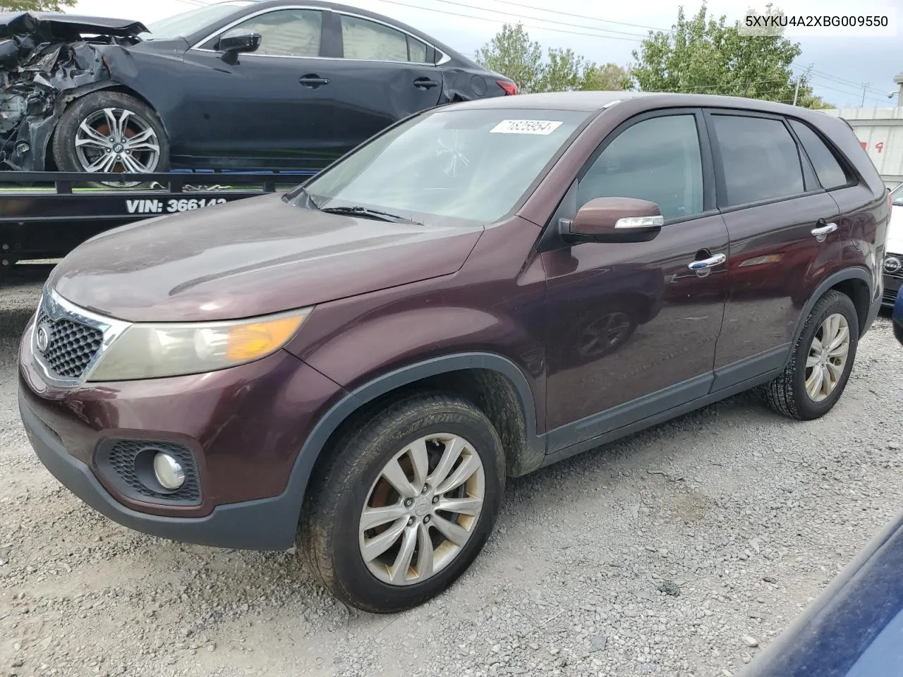 2011 Kia Sorento Ex VIN: 5XYKU4A2XBG009550 Lot: 71825954