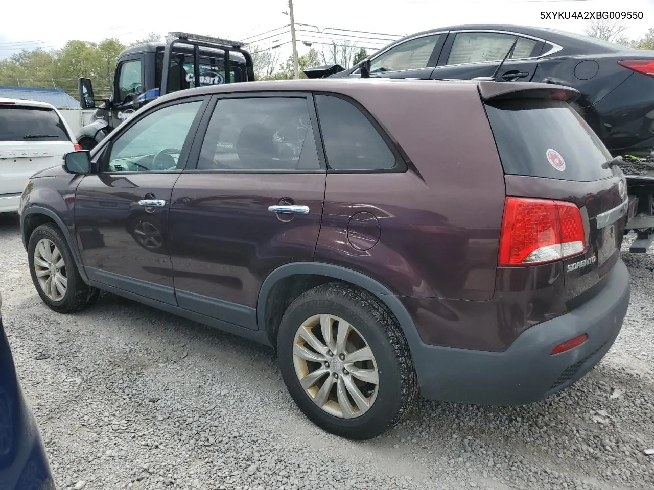 2011 Kia Sorento Ex VIN: 5XYKU4A2XBG009550 Lot: 71825954