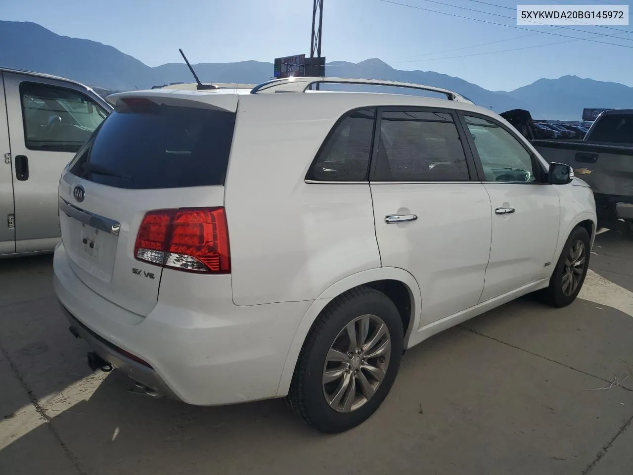 5XYKWDA20BG145972 2011 Kia Sorento Sx