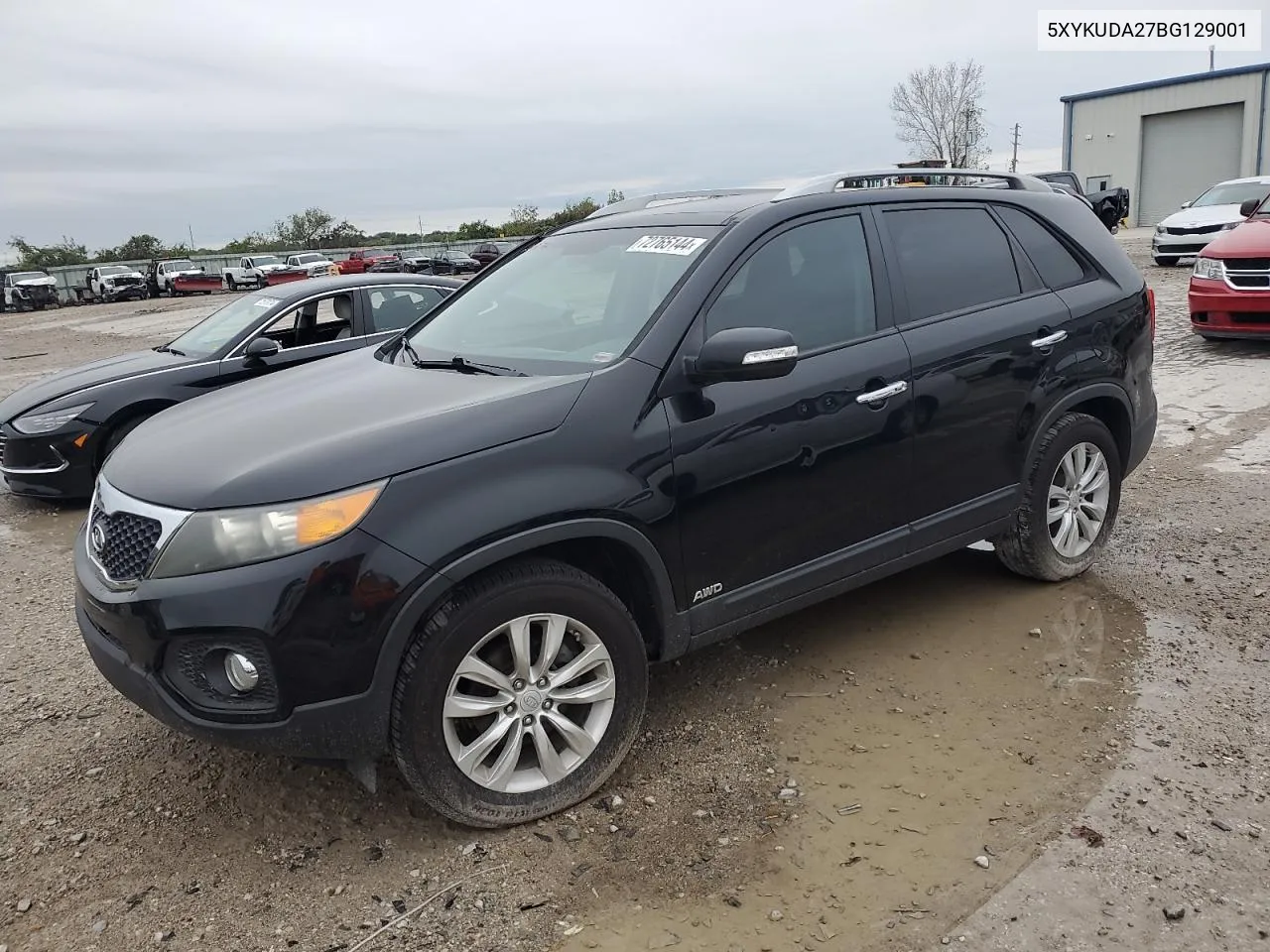 2011 Kia Sorento Ex VIN: 5XYKUDA27BG129001 Lot: 72765144