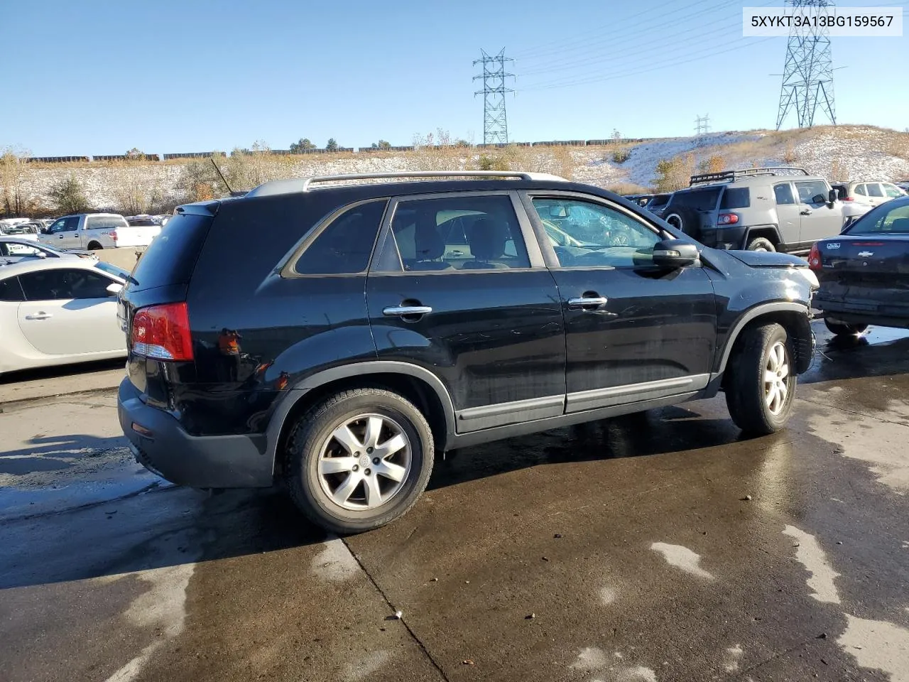 2011 Kia Sorento Base VIN: 5XYKT3A13BG159567 Lot: 74632983