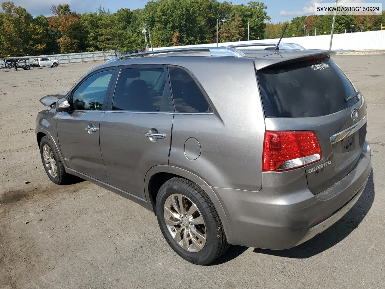 2011 Kia Sorento Sx VIN: 5XYKWDA28BG160929 Lot: 74792704