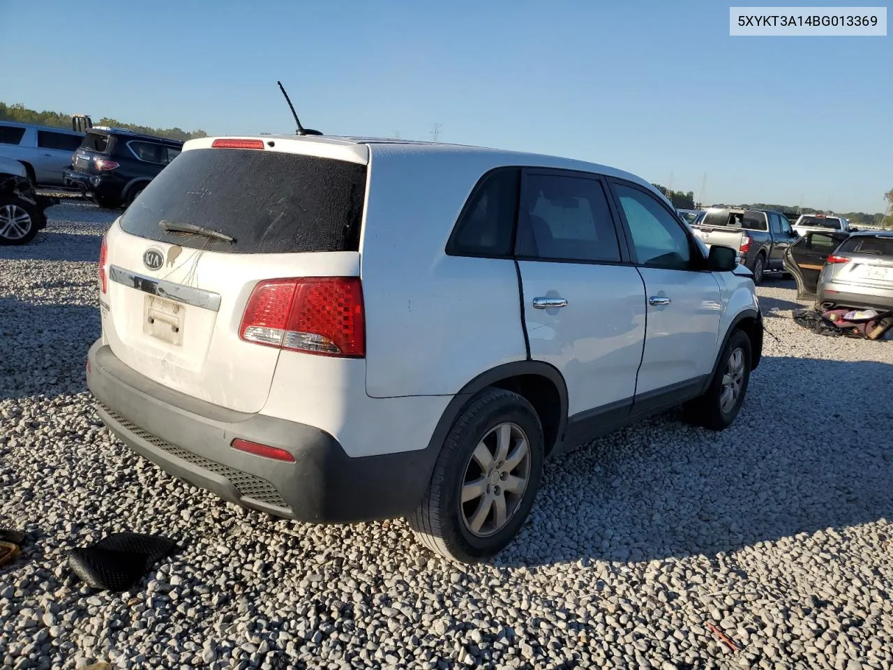 2011 Kia Sorento Base VIN: 5XYKT3A14BG013369 Lot: 75204774