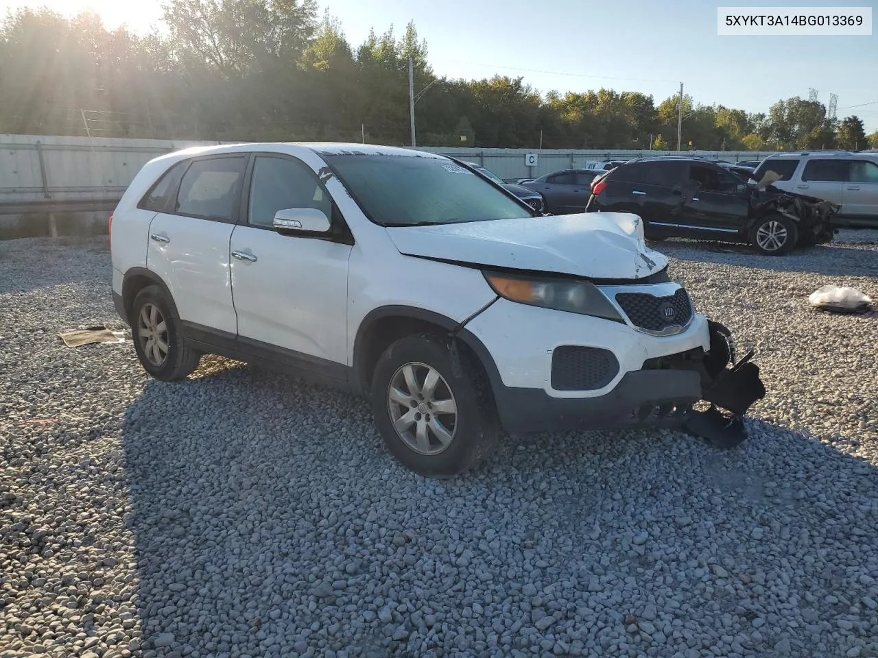 2011 Kia Sorento Base VIN: 5XYKT3A14BG013369 Lot: 75204774