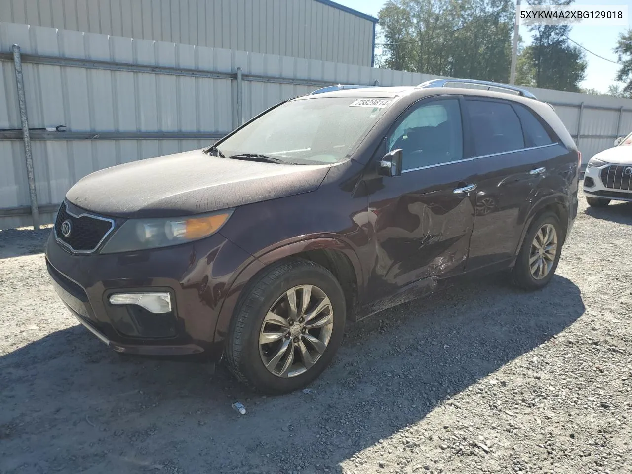 5XYKW4A2XBG129018 2011 Kia Sorento Sx