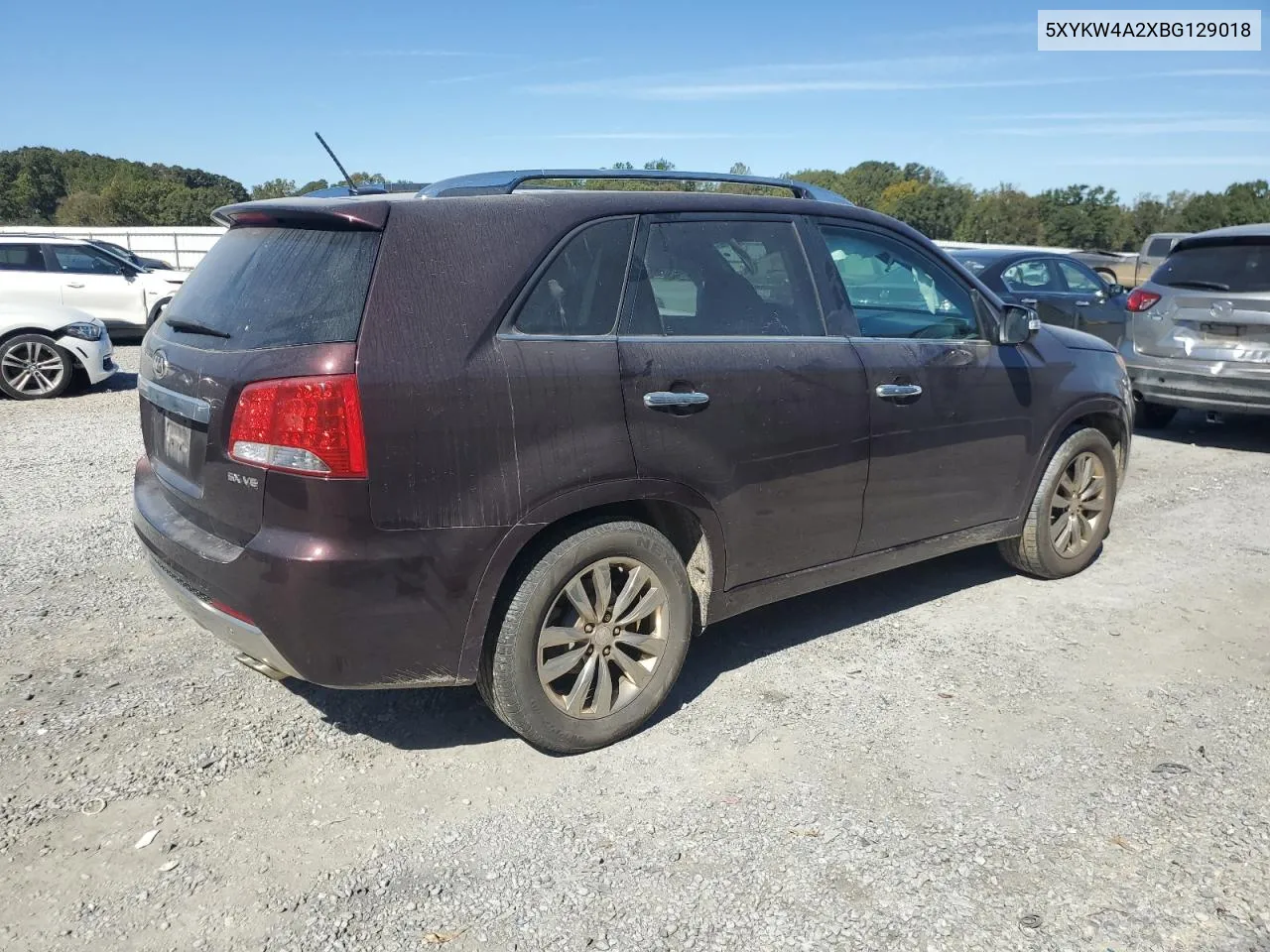 2011 Kia Sorento Sx VIN: 5XYKW4A2XBG129018 Lot: 75829814