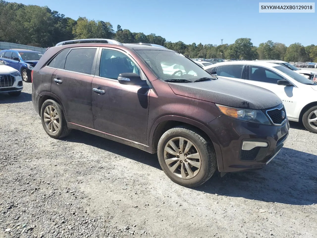 2011 Kia Sorento Sx VIN: 5XYKW4A2XBG129018 Lot: 75829814