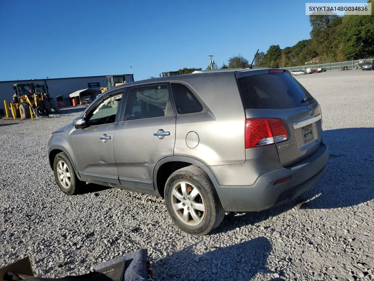 5XYKT3A14BG034836 2011 Kia Sorento Base