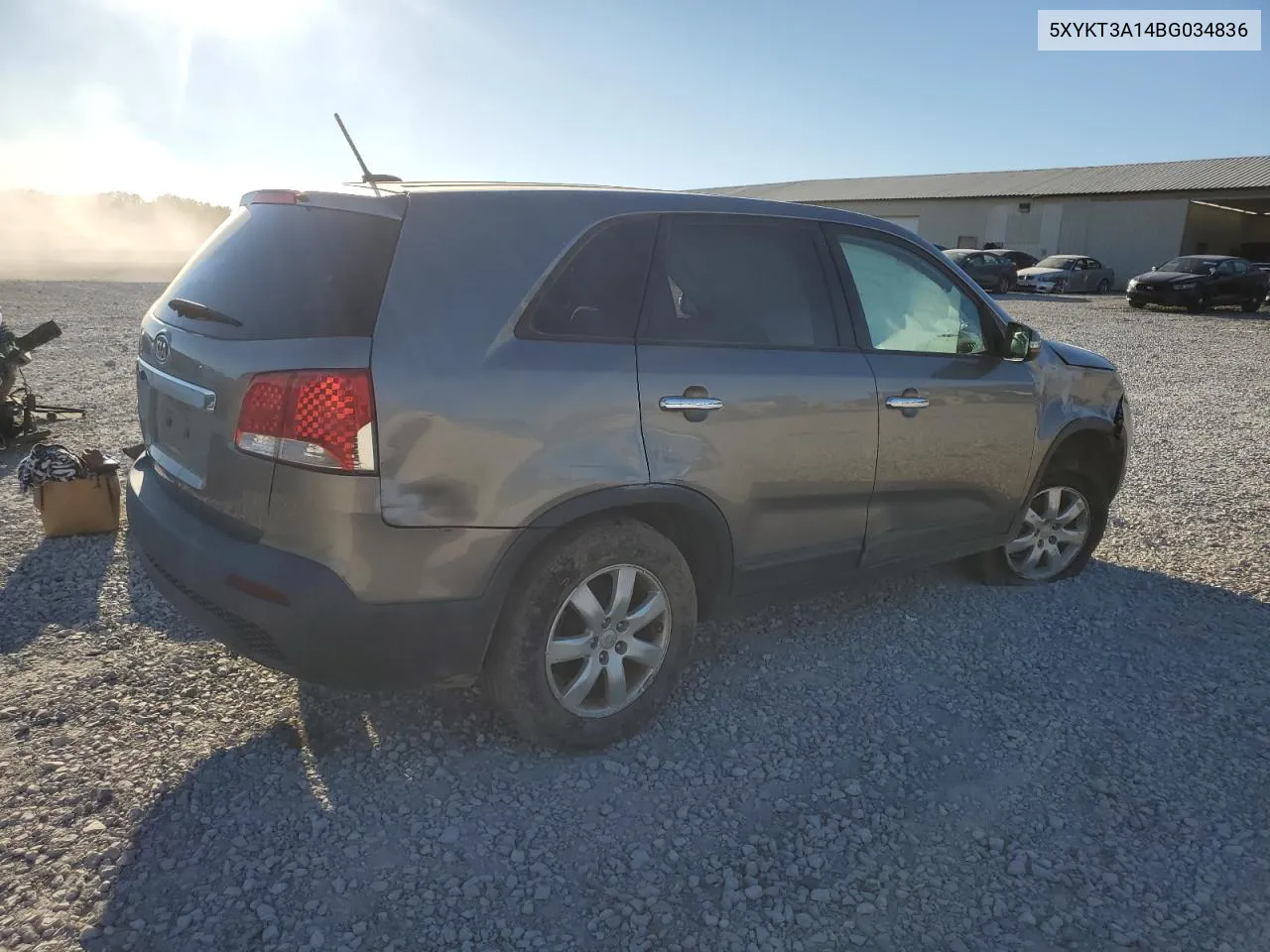 2011 Kia Sorento Base VIN: 5XYKT3A14BG034836 Lot: 76208454