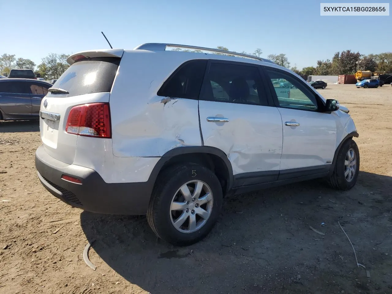 2011 Kia Sorento Base VIN: 5XYKTCA15BG028656 Lot: 77245714