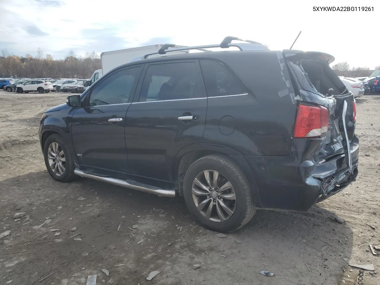 2011 Kia Sorento Sx VIN: 5XYKWDA22BG119261 Lot: 77633014