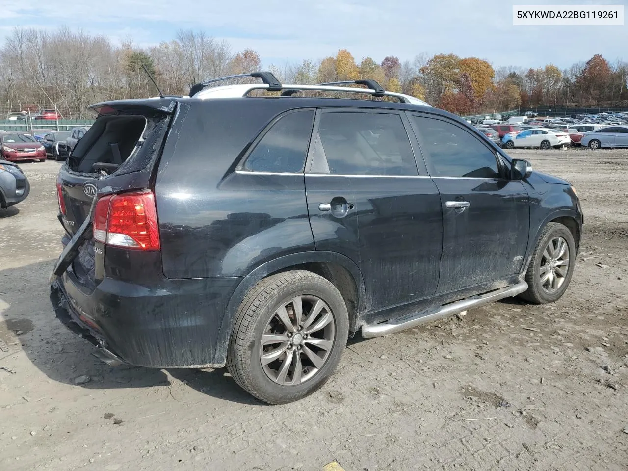 5XYKWDA22BG119261 2011 Kia Sorento Sx