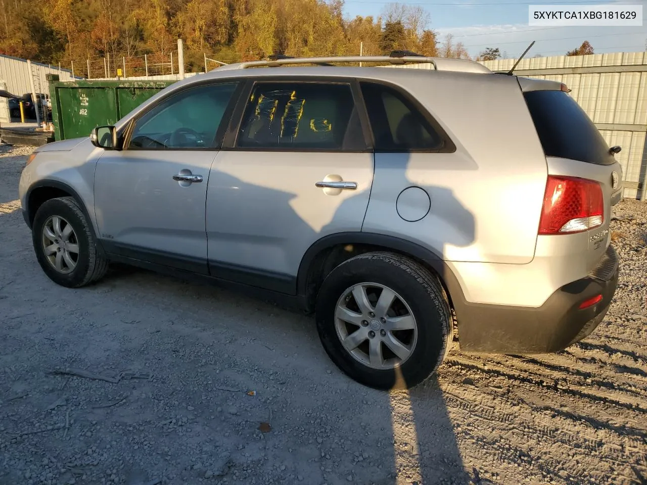 2011 Kia Sorento Base VIN: 5XYKTCA1XBG181629 Lot: 78196464