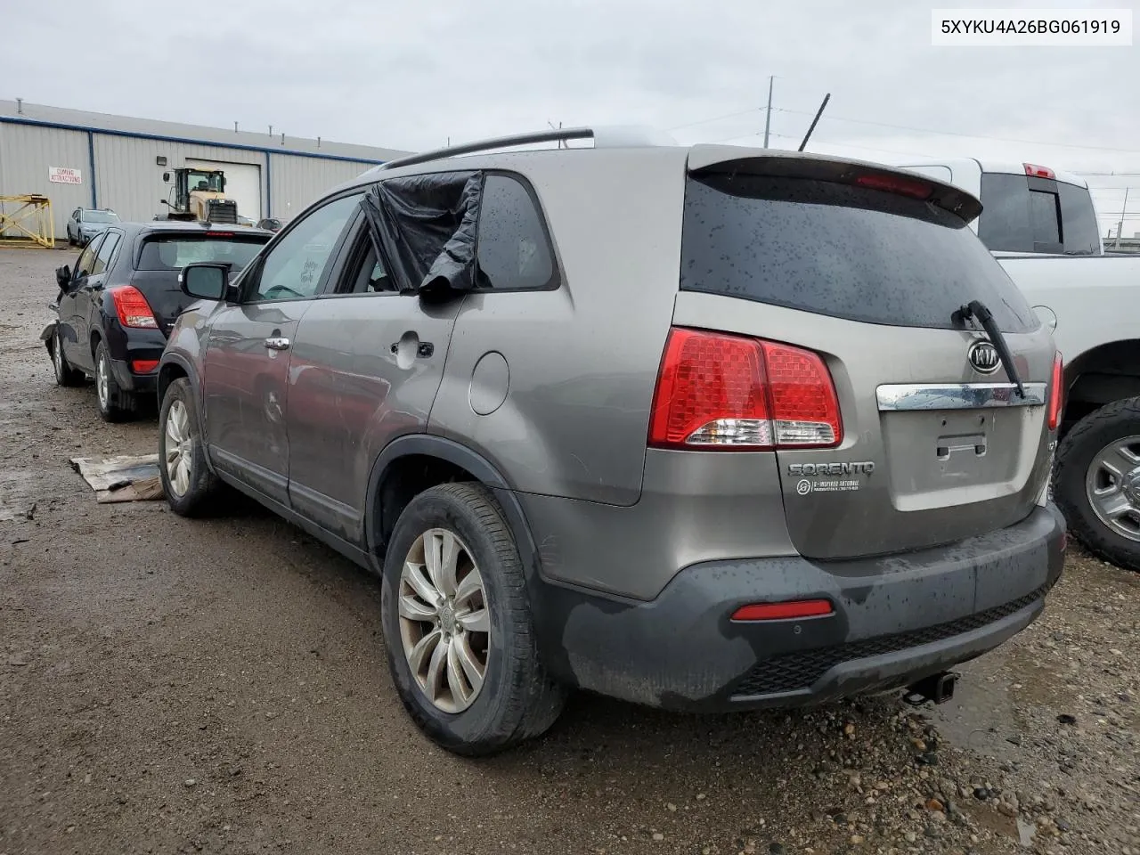 2011 Kia Sorento Ex VIN: 5XYKU4A26BG061919 Lot: 78945084