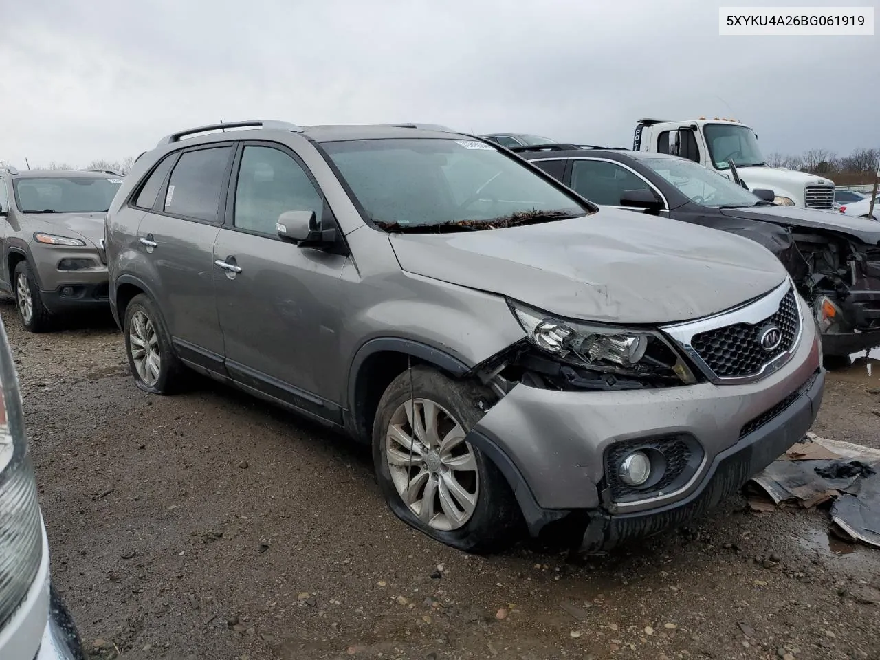 2011 Kia Sorento Ex VIN: 5XYKU4A26BG061919 Lot: 78945084