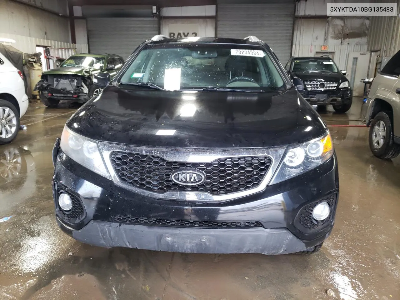 2011 Kia Sorento Base VIN: 5XYKTDA10BG135488 Lot: 79234384