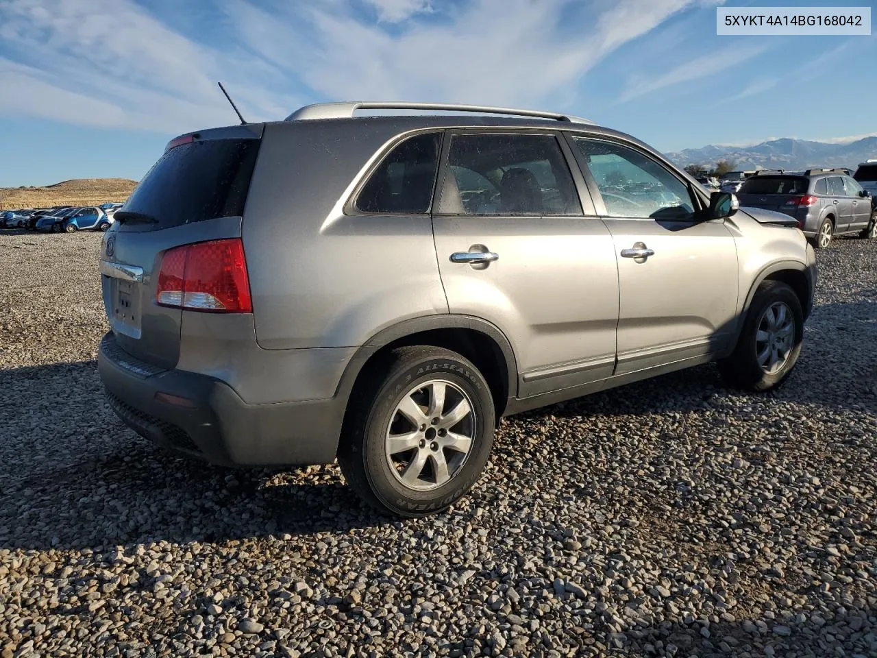 2011 Kia Sorento Base VIN: 5XYKT4A14BG168042 Lot: 79285334