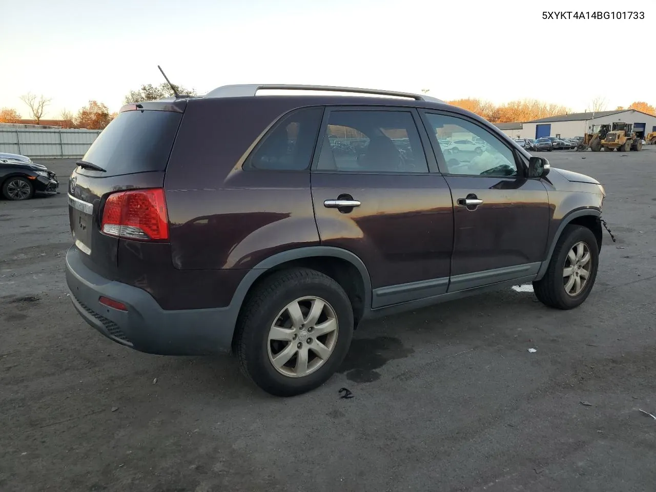 2011 Kia Sorento Base VIN: 5XYKT4A14BG101733 Lot: 79909404