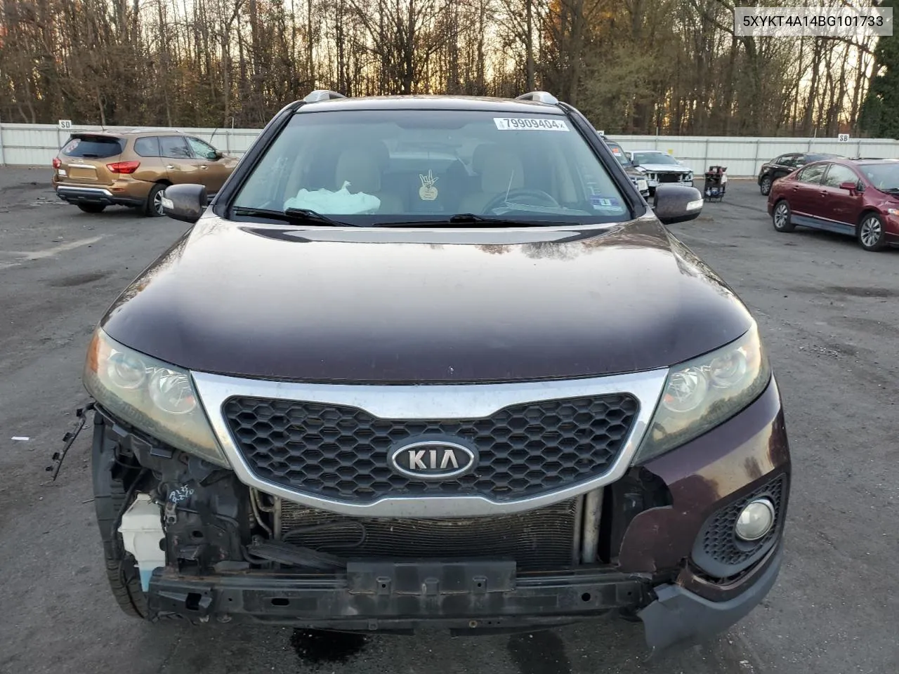 2011 Kia Sorento Base VIN: 5XYKT4A14BG101733 Lot: 79909404