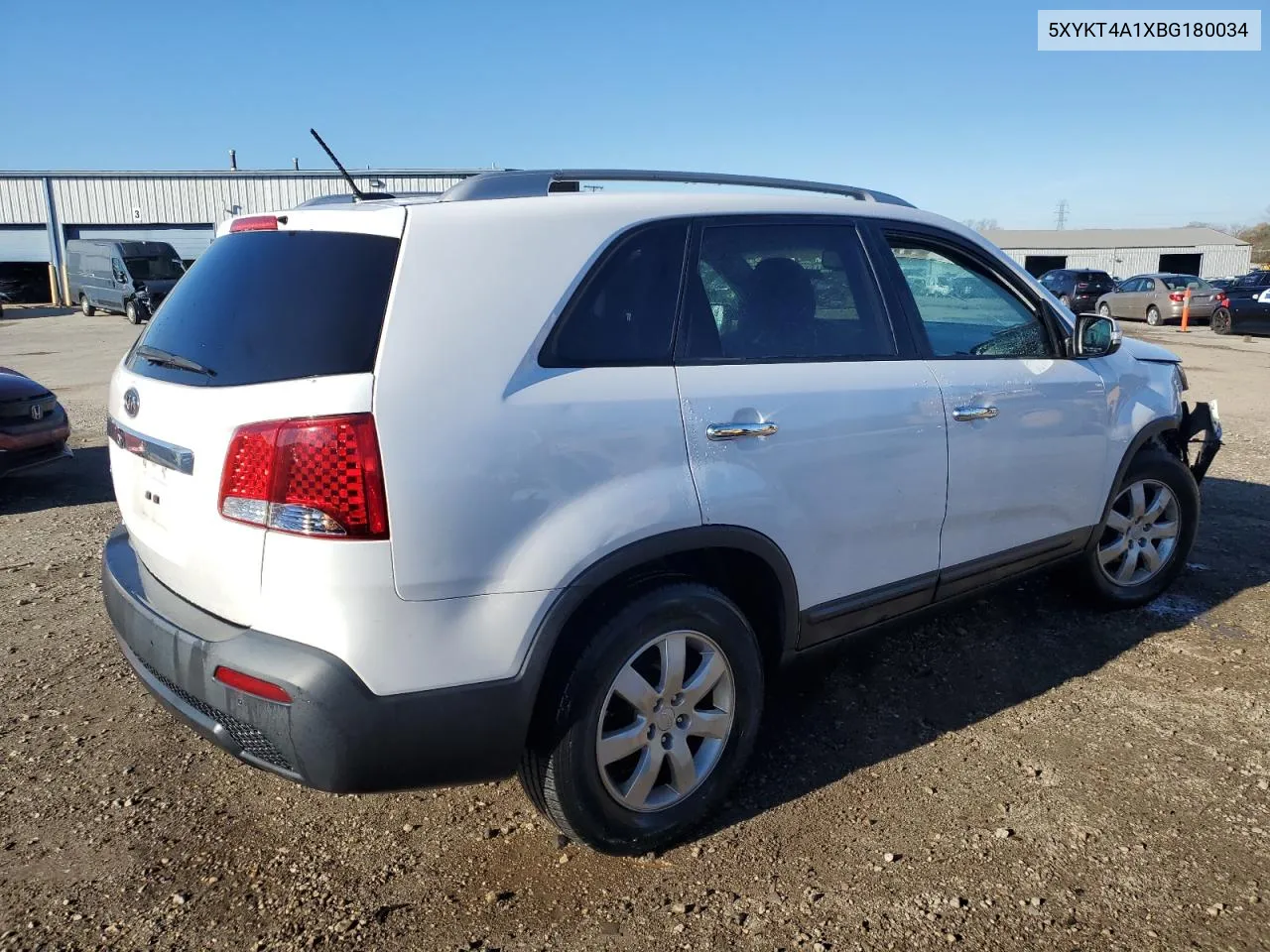 2011 Kia Sorento Base VIN: 5XYKT4A1XBG180034 Lot: 79969004