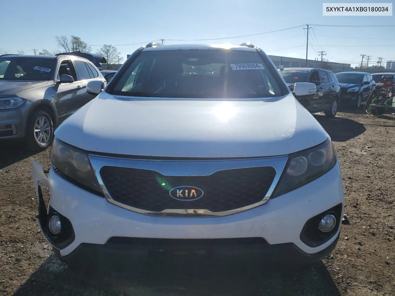 2011 Kia Sorento Base VIN: 5XYKT4A1XBG180034 Lot: 79969004