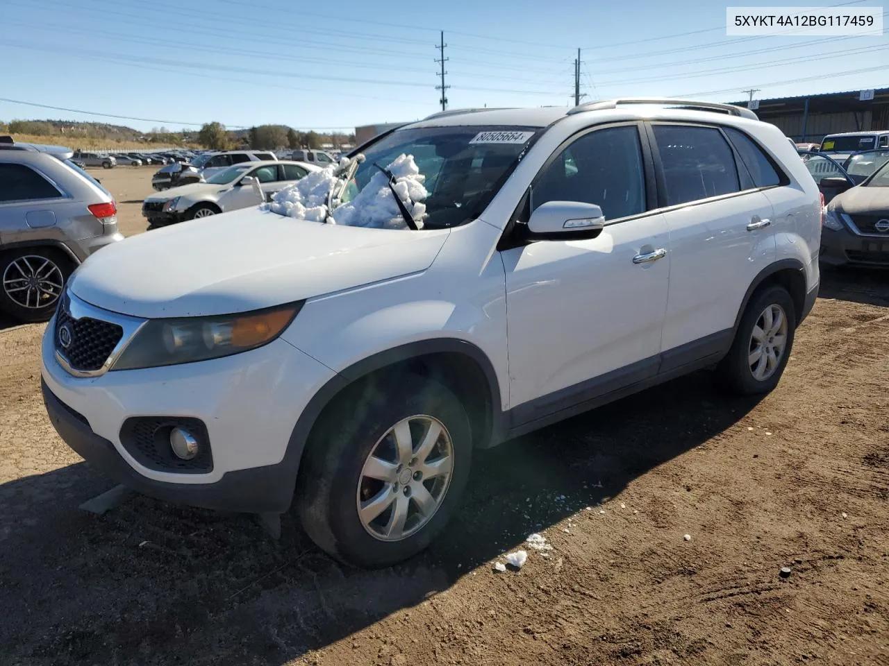 2011 Kia Sorento Base VIN: 5XYKT4A12BG117459 Lot: 80505664