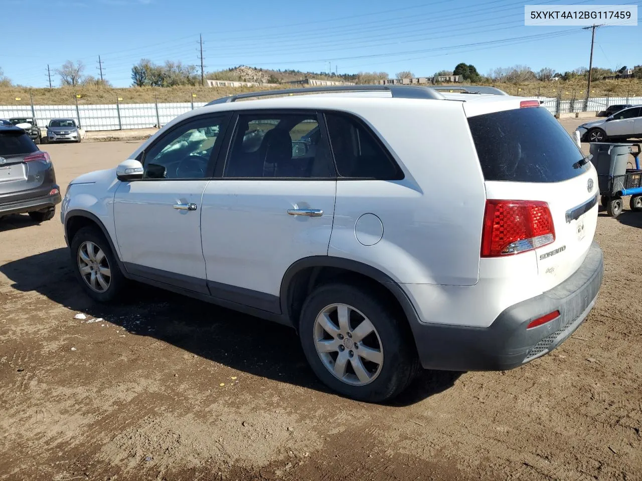 2011 Kia Sorento Base VIN: 5XYKT4A12BG117459 Lot: 80505664