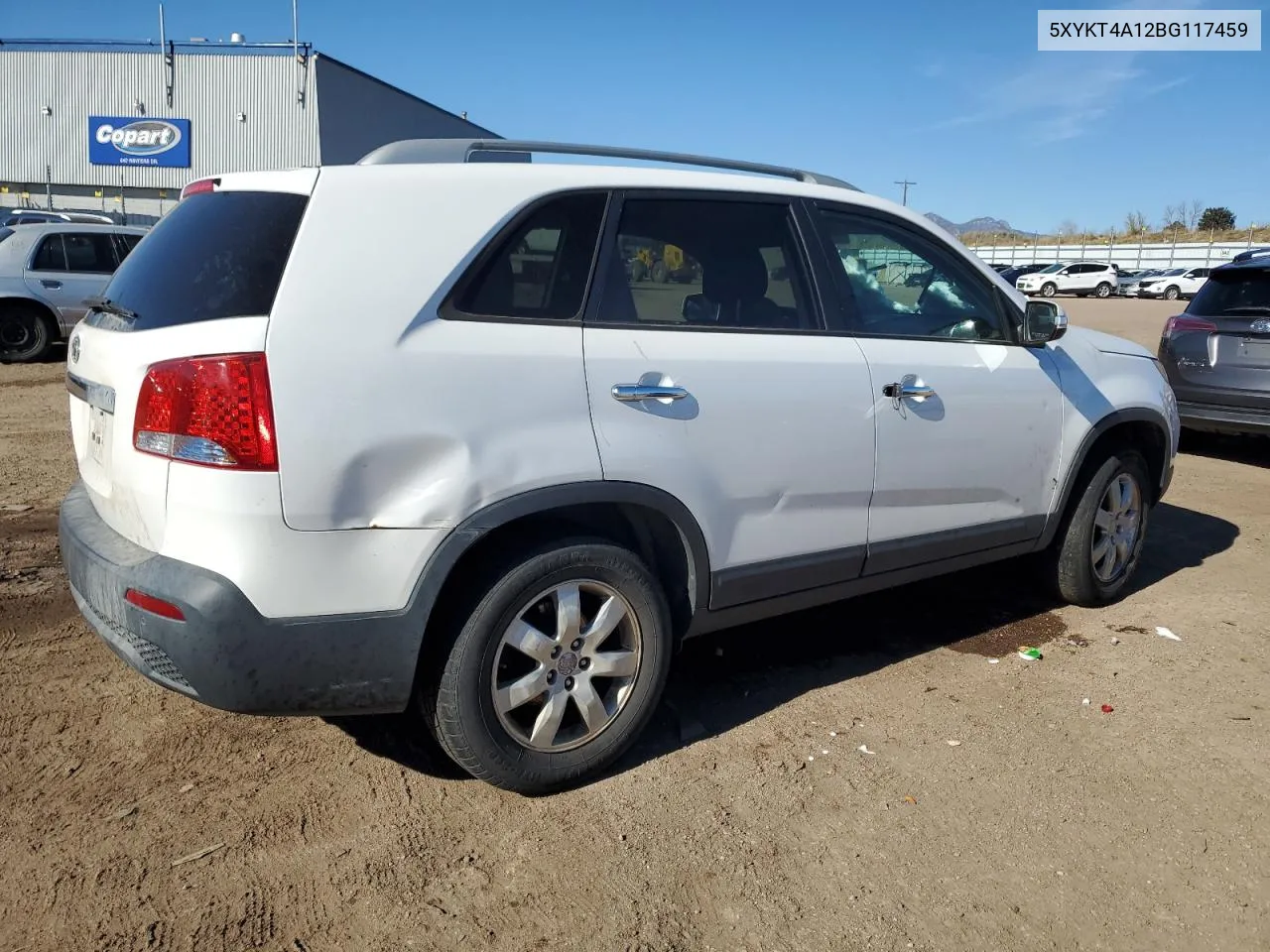 2011 Kia Sorento Base VIN: 5XYKT4A12BG117459 Lot: 80505664