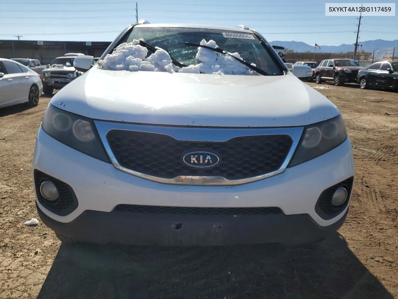 2011 Kia Sorento Base VIN: 5XYKT4A12BG117459 Lot: 80505664