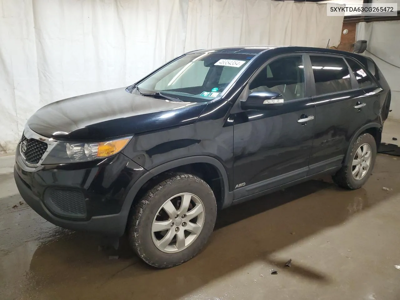 5XYKTDA63CG265472 2012 Kia Sorento Base