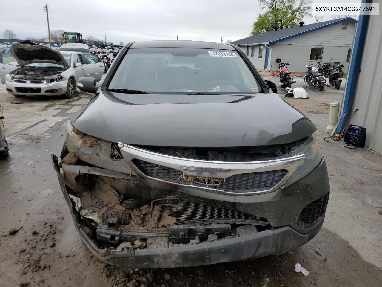 5XYKT3A14CG247691 2012 Kia Sorento Base