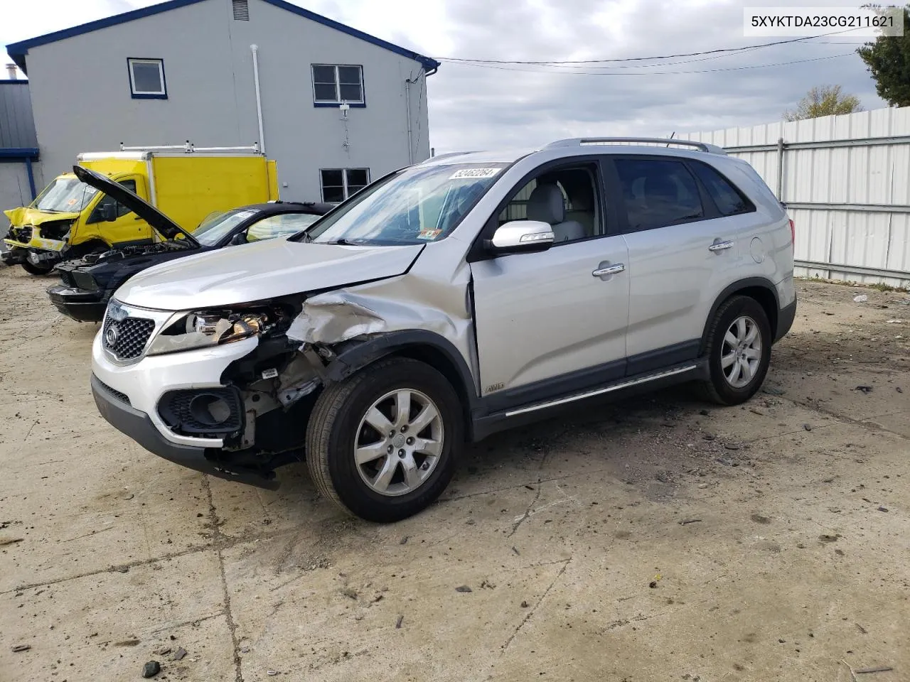 2012 Kia Sorento Base VIN: 5XYKTDA23CG211621 Lot: 52462264