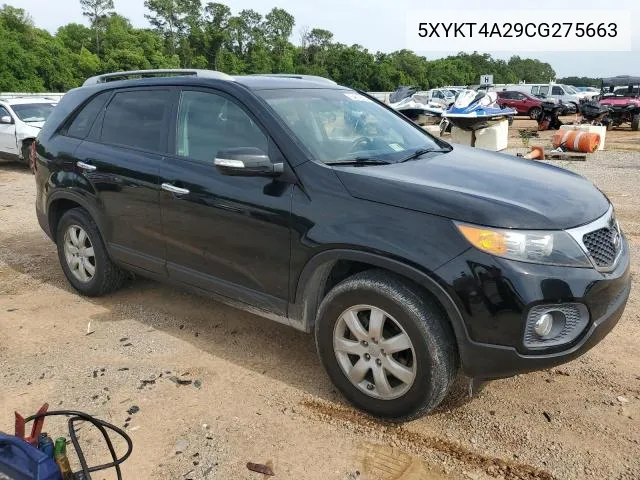 2012 Kia Sorento Base VIN: 5XYKT4A29CG275663 Lot: 55352554