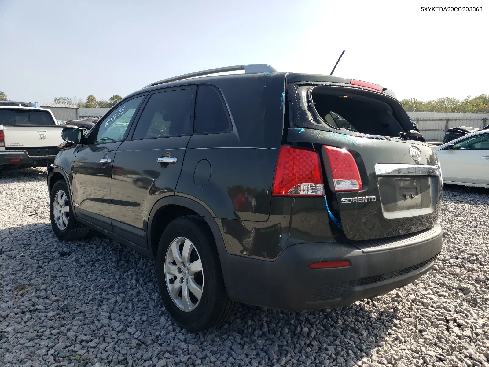 5XYKTDA20CG203363 2012 Kia Sorento Base