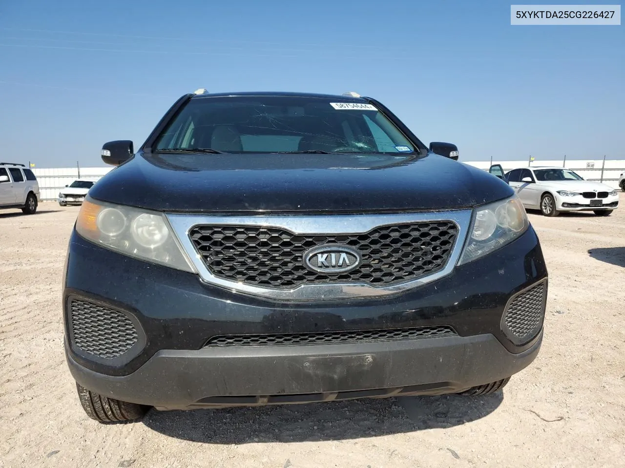 2012 Kia Sorento Base VIN: 5XYKTDA25CG226427 Lot: 58754644