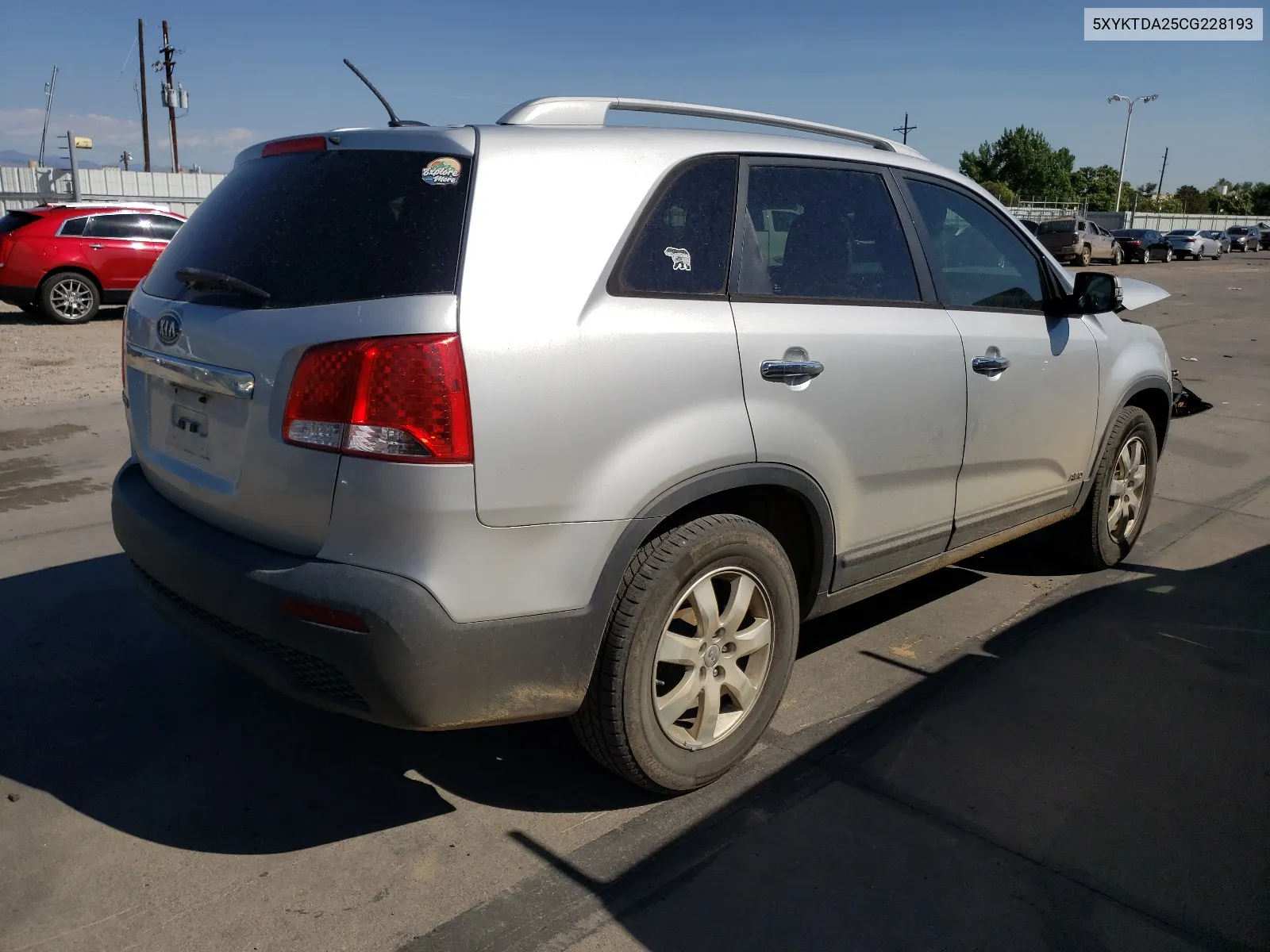 2012 Kia Sorento Base VIN: 5XYKTDA25CG228193 Lot: 59187364