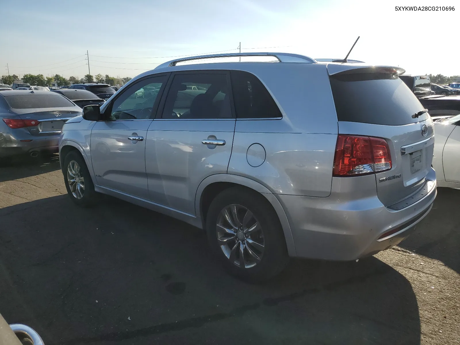 2012 Kia Sorento Sx VIN: 5XYKWDA28CG210696 Lot: 59582194