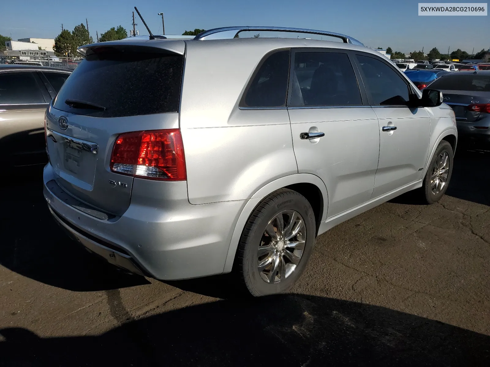 2012 Kia Sorento Sx VIN: 5XYKWDA28CG210696 Lot: 59582194