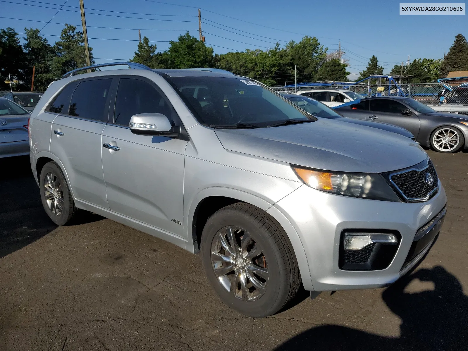 2012 Kia Sorento Sx VIN: 5XYKWDA28CG210696 Lot: 59582194