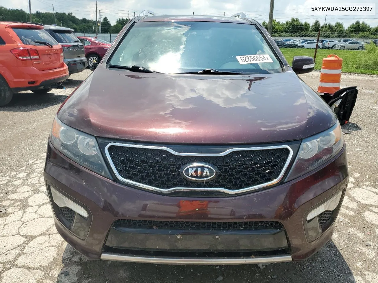 2012 Kia Sorento Sx VIN: 5XYKWDA25CG273397 Lot: 62540094