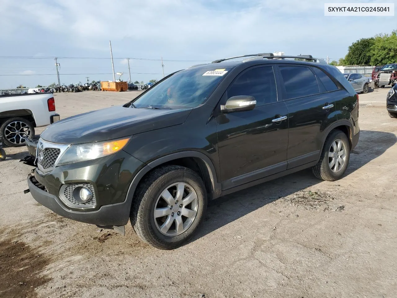 2012 Kia Sorento Base VIN: 5XYKT4A21CG245041 Lot: 63883444