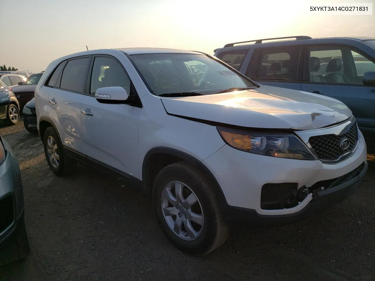 2012 Kia Sorento Base VIN: 5XYKT3A14CG271831 Lot: 65184554