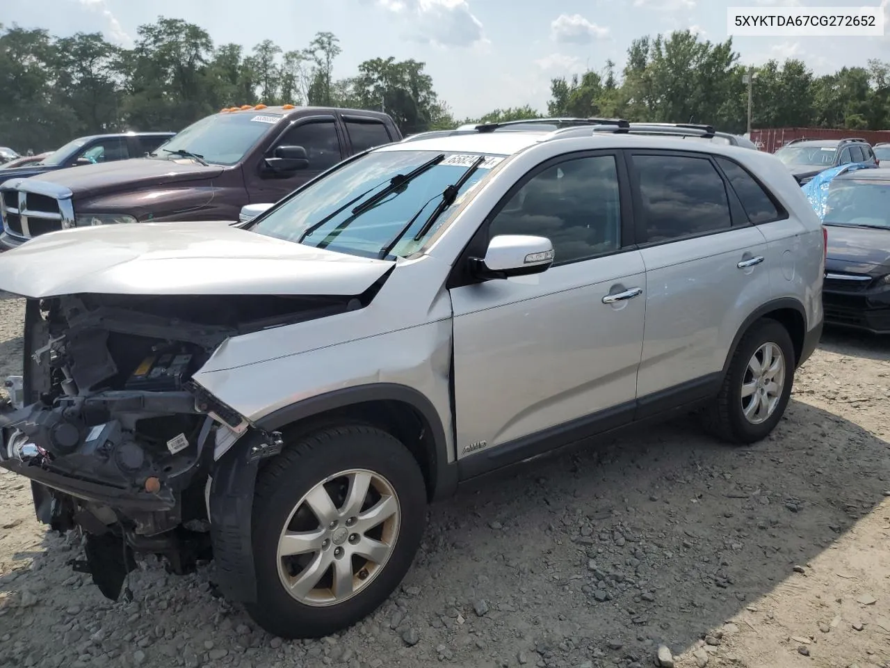 2012 Kia Sorento Base VIN: 5XYKTDA67CG272652 Lot: 65824354