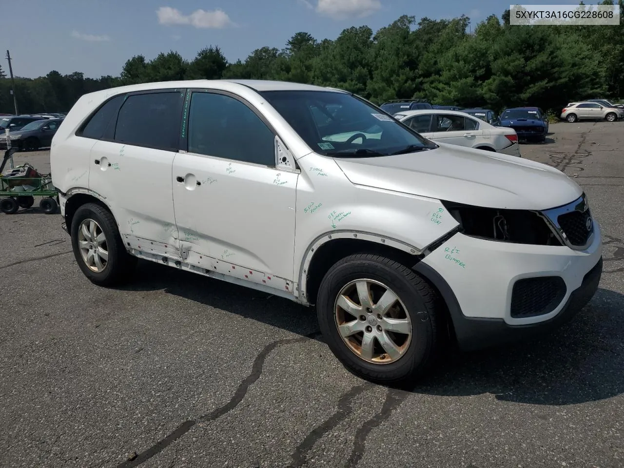 2012 Kia Sorento Base VIN: 5XYKT3A16CG228608 Lot: 66268224