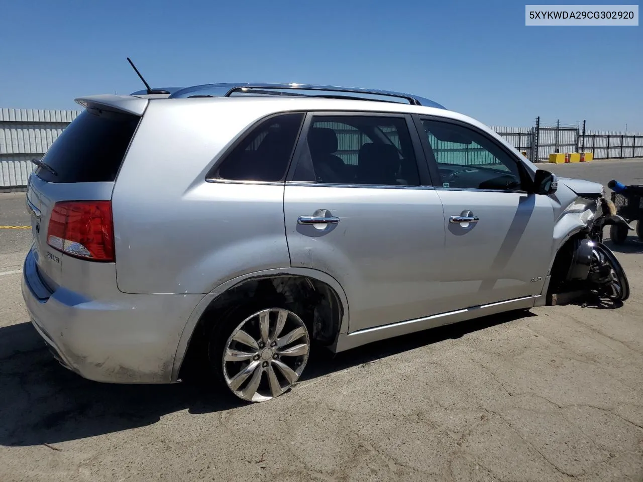 2012 Kia Sorento Sx VIN: 5XYKWDA29CG302920 Lot: 67794654